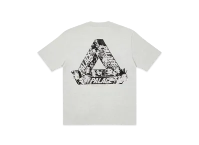 PALACE TRI-HEADS T-SHIRT "Grey Marl"