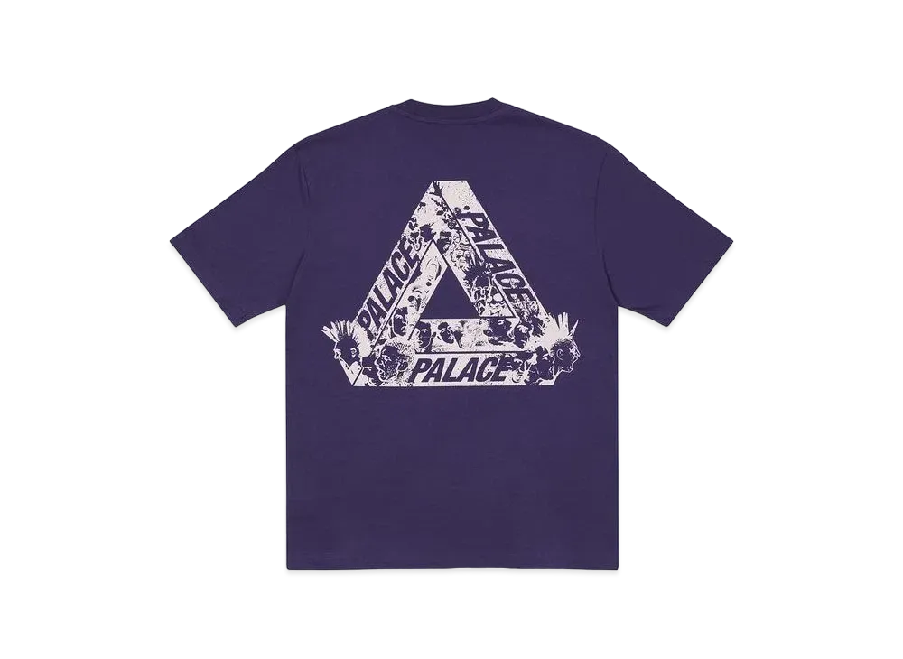 PALACE TRI-HEADS T-SHIRT "Purple"