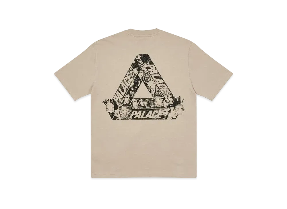 PALACE TRI-HEADS T-SHIRT "Mushroom"