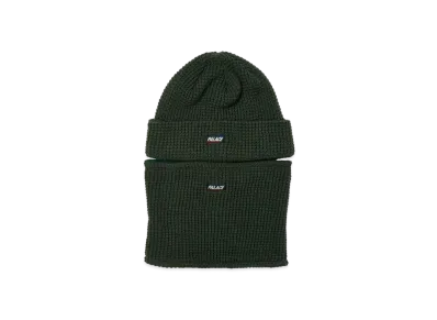 PALACE ZIP OFF FACEMASK BEANIE "Olive"