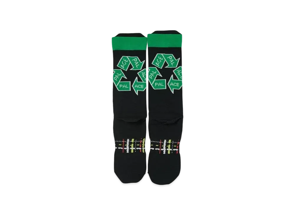 PALACE ADIDAS PALACE RUNNING SOCKS "Black"