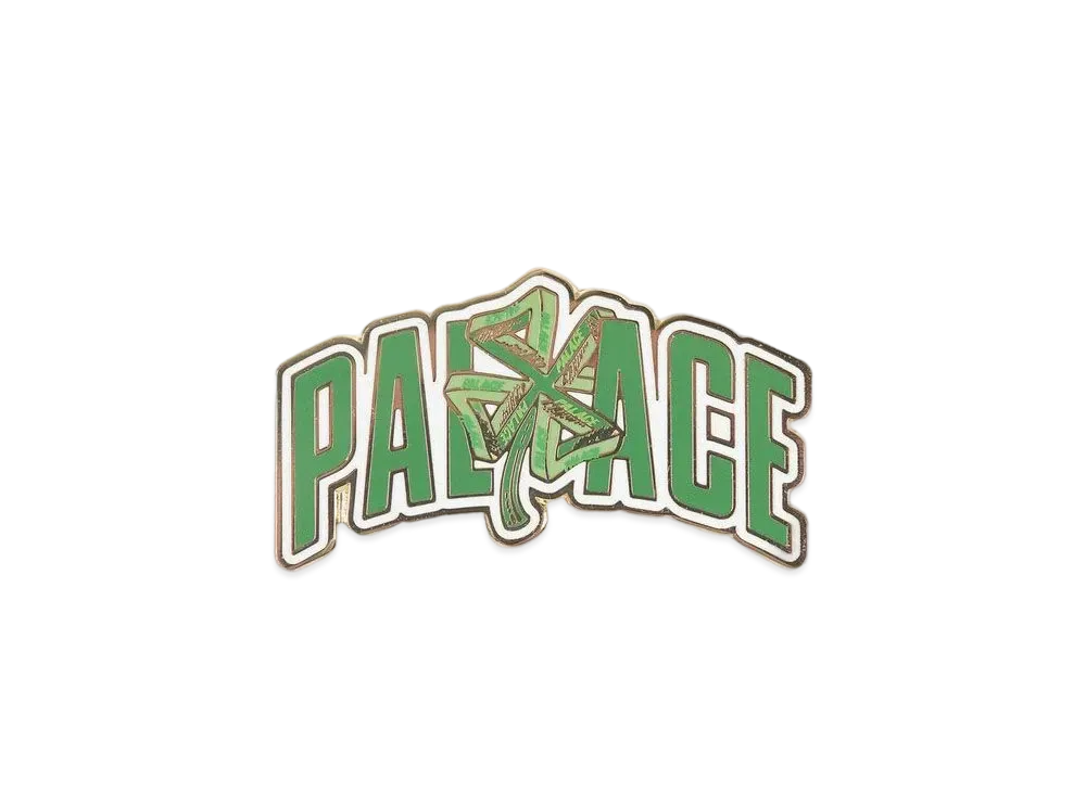 PALACE STRIKE IT LUCKY PIN BADGE "Green"