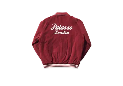 PALACE Palazzo Cord Bomber "Burgundy"