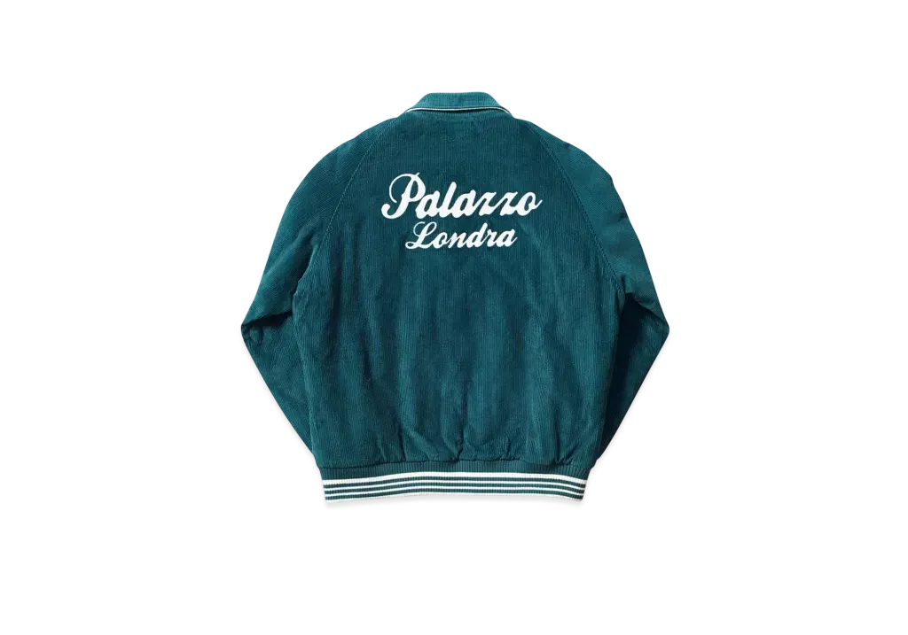 PALACE Palazzo Cord Bomber "Teal"