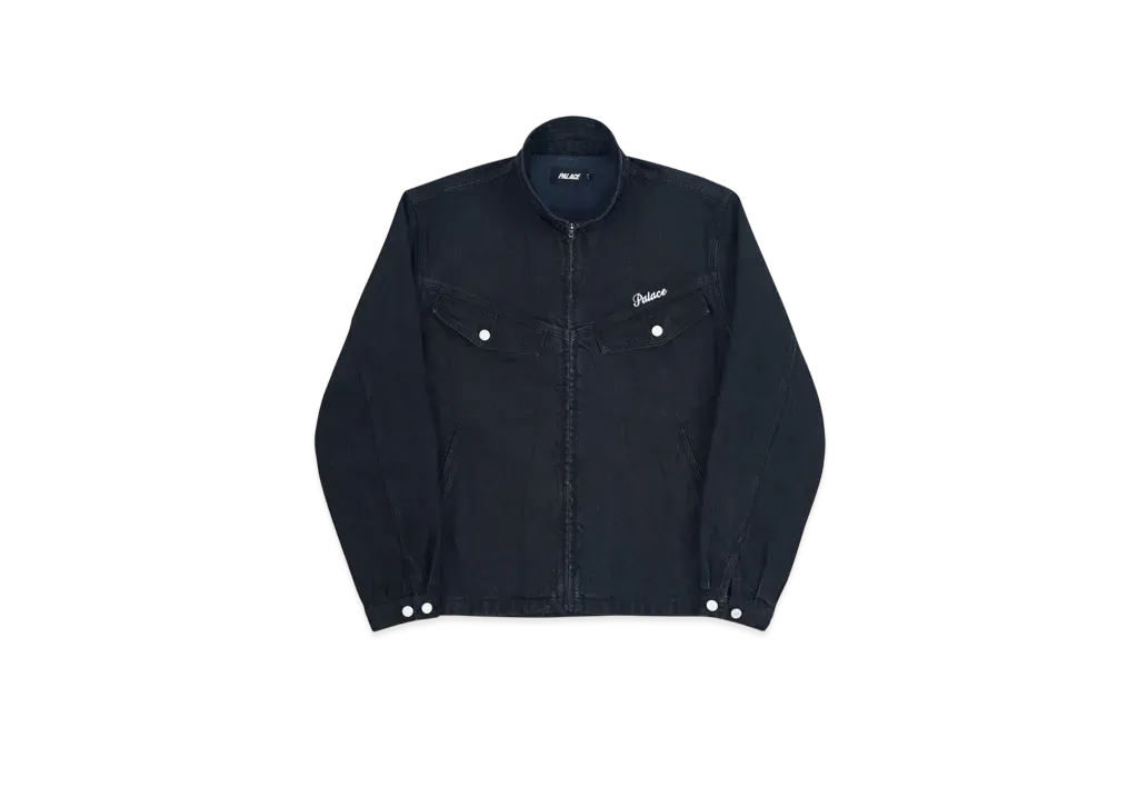 PALACE Denim Zip Funnel "Black"