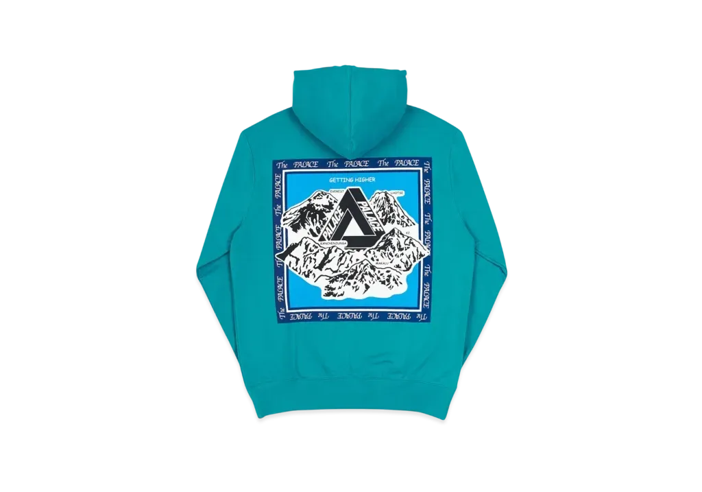 PALACE Getting Higher Hood "Sea Green"