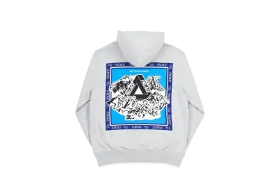 PALACE Getting Higher Hood "Grey Marl"
