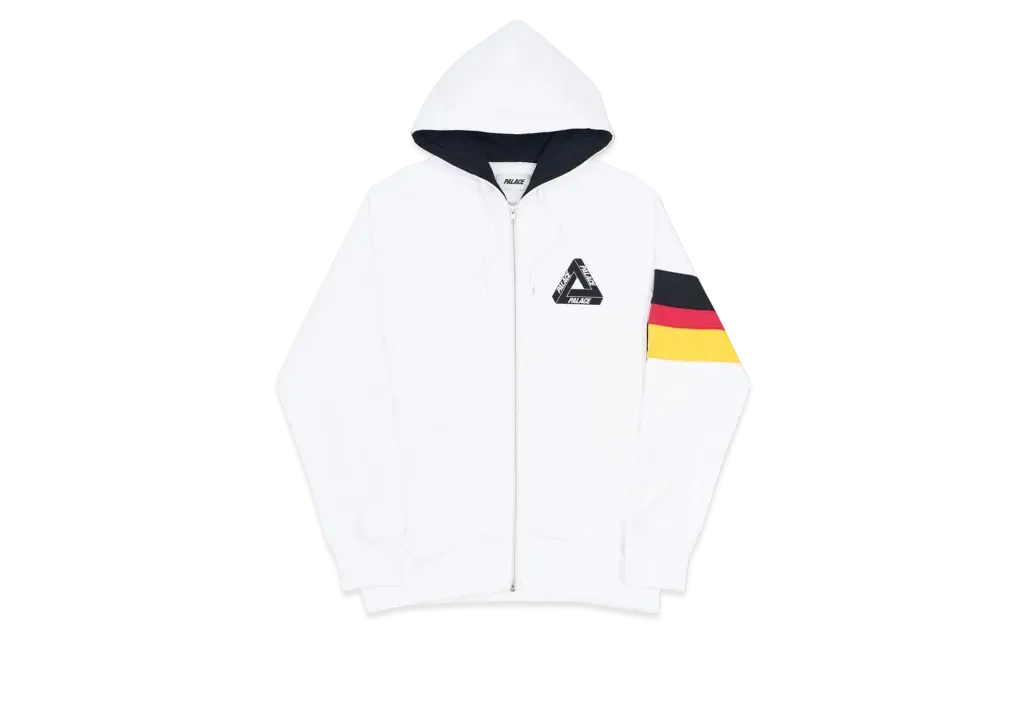 PALACE Ragu Zip Hood "White"