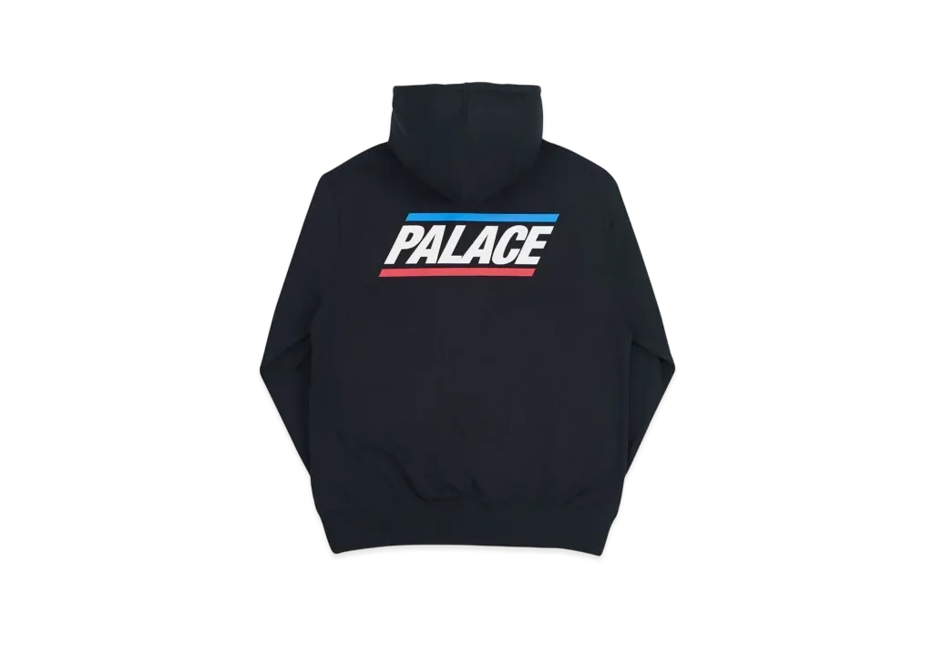 PALACE Basically a Zip Hood "Black"