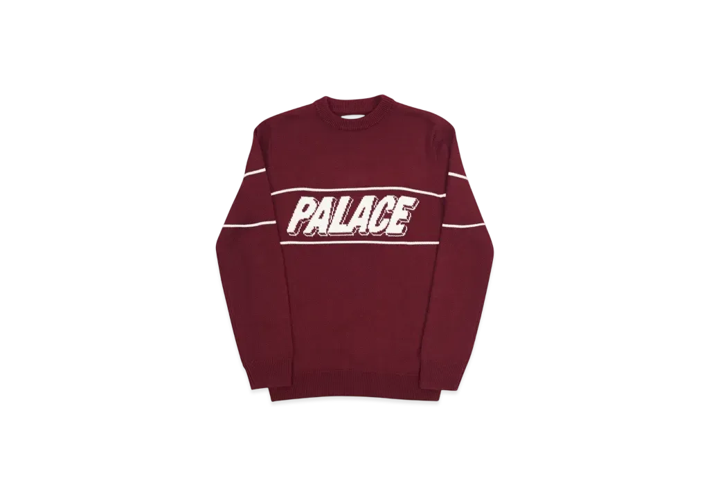 PALACE 3P Knit "Wine"