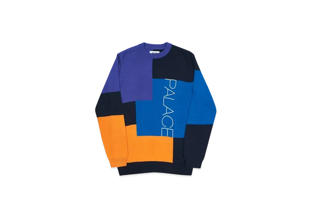 PALACE Blukko Knit "Black Purple"