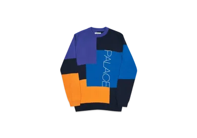 PALACE Blukko Knit "Black Purple"