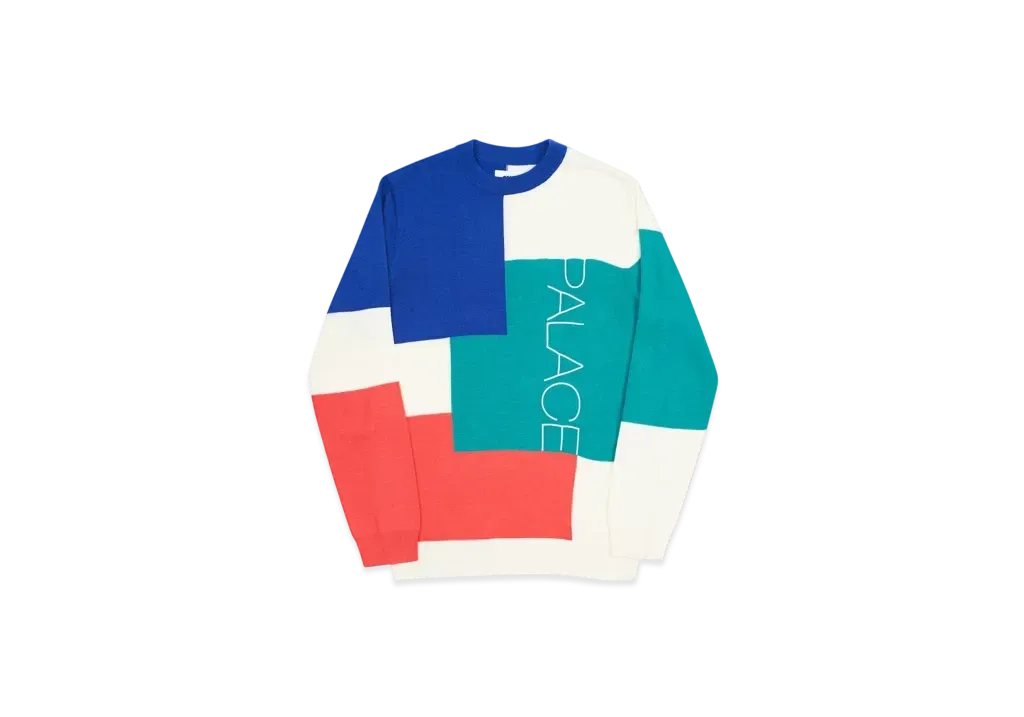 PALACE Blukko Knit "White Blue"