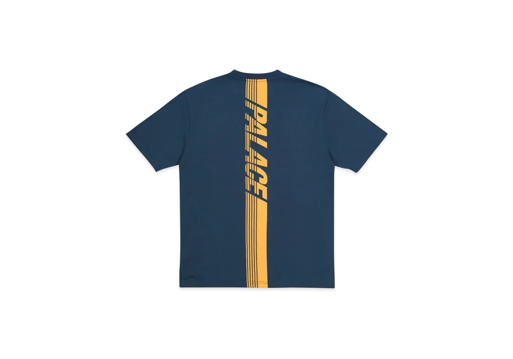 PALACE Line Stripe T-Shirt "Navy"