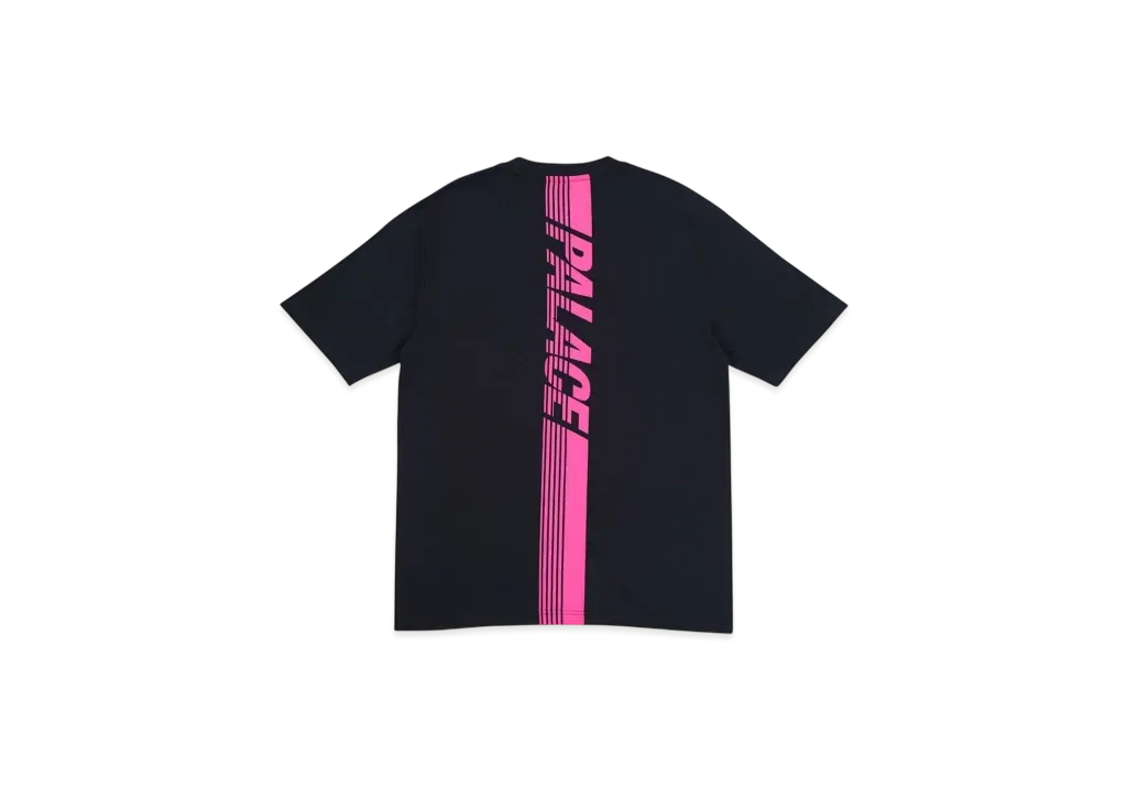 PALACE Line Stripe T-Shirt "Black"