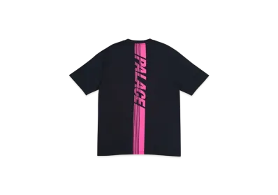 PALACE Line Stripe T-Shirt "Black"