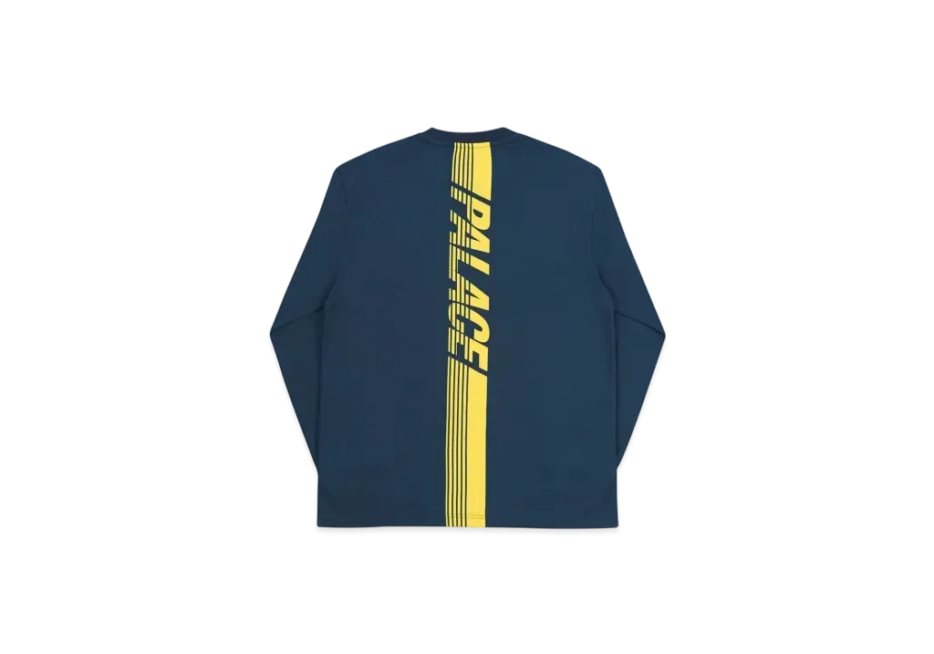 PALACE Line Stripe Longsleeve "Navy"