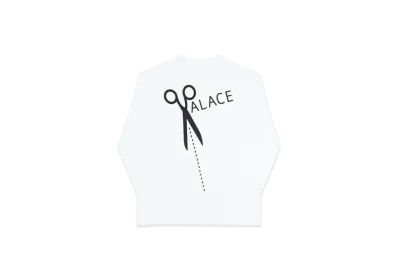 PALACE Scissor Longsleeve "White"
