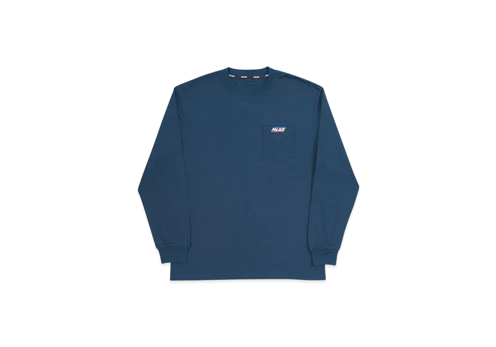 PALACE Basically a Pocket Longsleeve "Navy"