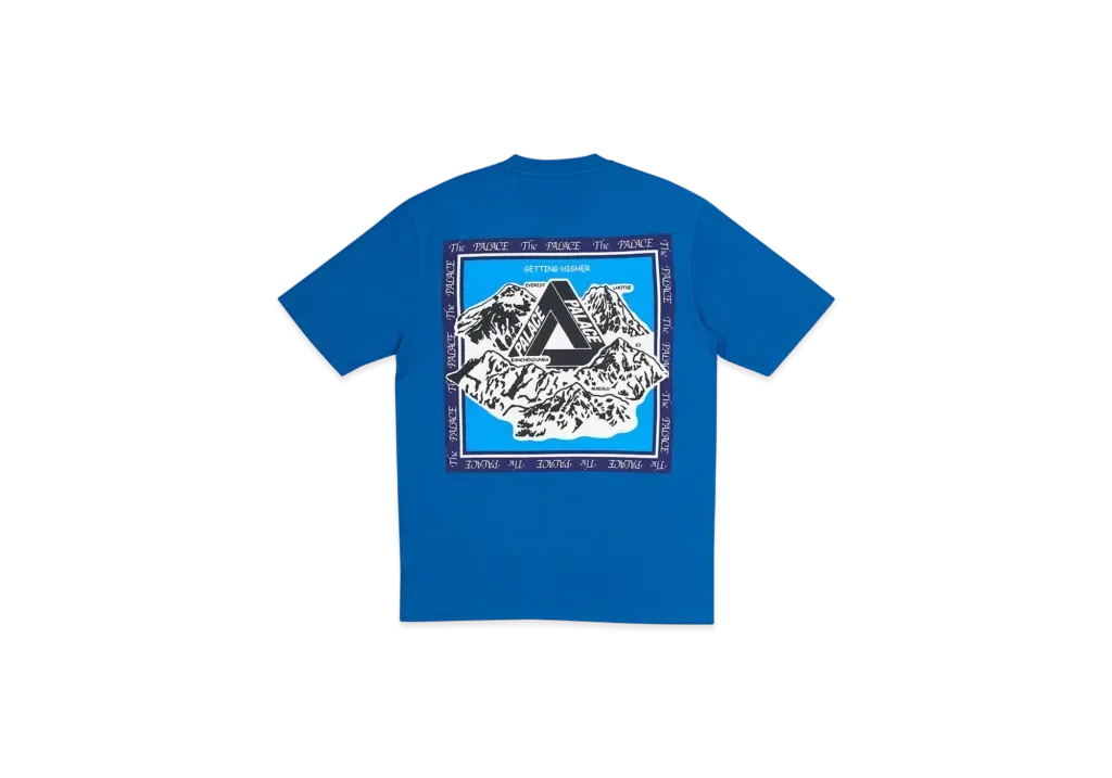 パレス ゲッティング ハイター Tシャツ "ブルー"