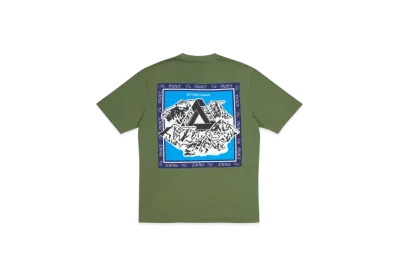 PALACE Getting Higher T-Shirt "Army Green"