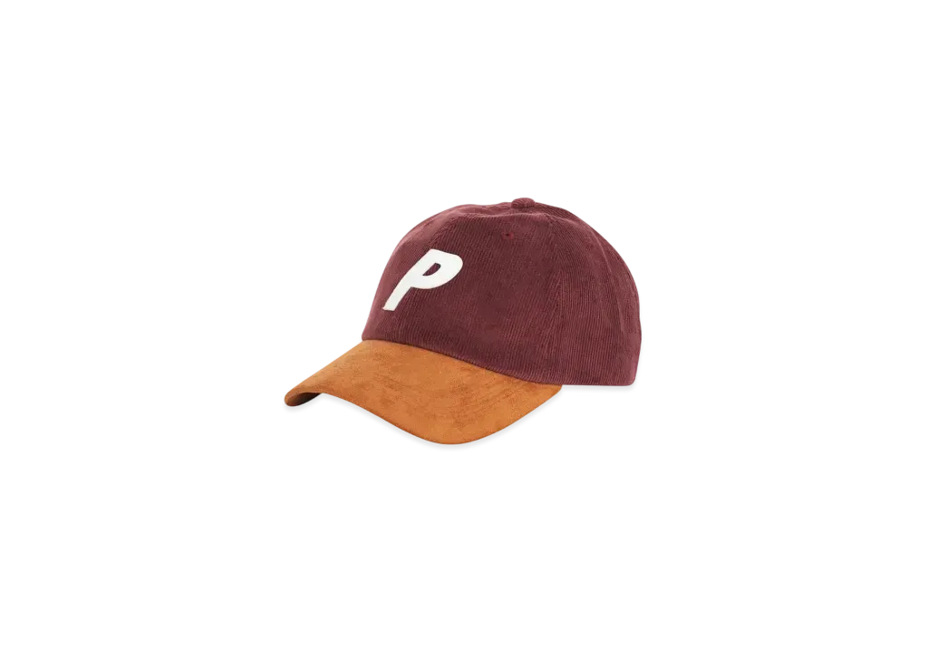 PALACE P 6-Panel Suede "Burgundy"