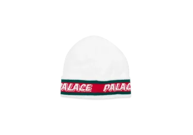 PALACE R-Stripe Beanie "White"