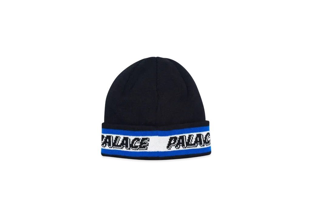 PALACE R-Stripe Beanie "Black"