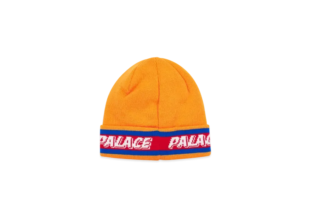 PALACE R-Stripe Beanie "Orange"
