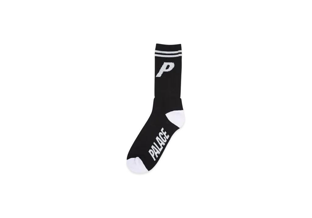 PALACE P Sock "Black"