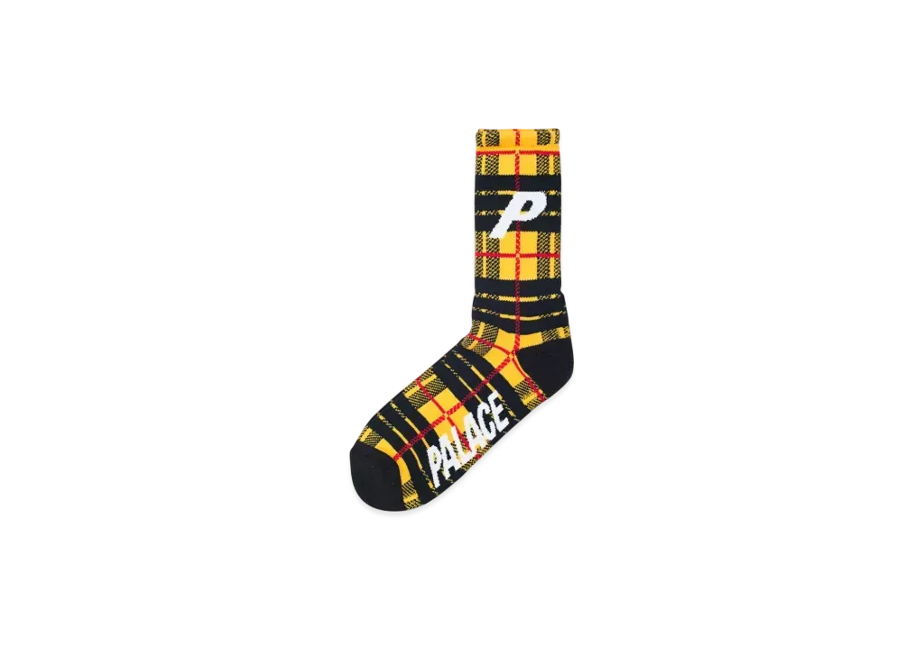 パレス P ソックス タータン "イエロー"
