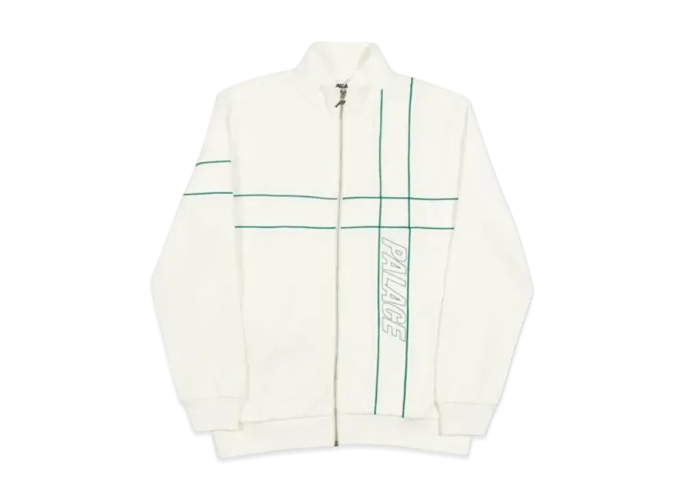 PALACE Piper Track Top "White"