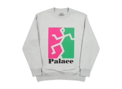 PALACE P(Iss) Head Crew "Grey Marl"