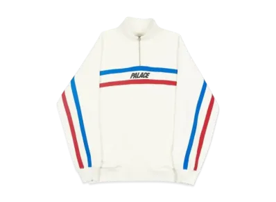 PALACE S-Line 1/4 Zip "White"