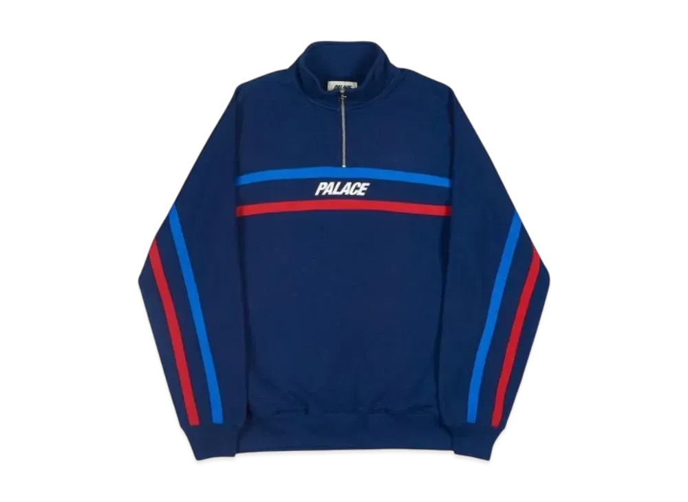 PALACE S-Line 1/4 Zip "Navy"