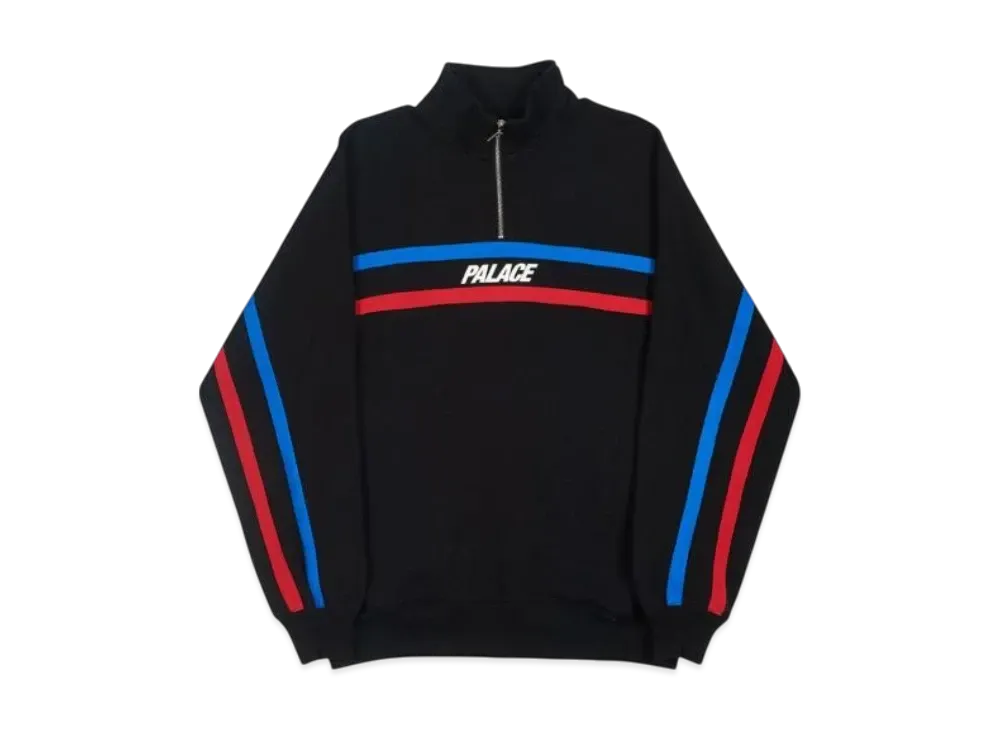 PALACE S-Line 1/4 Zip "Black"