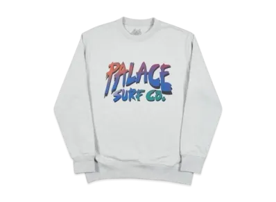 PALACE Surf Co Crew "Grey Marl"