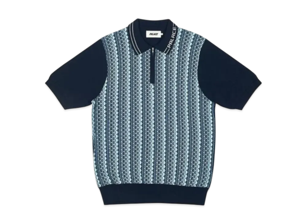 PALACE Zip Knit "Navy"