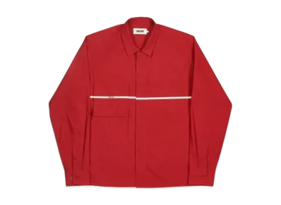 PALACE S-Plaket Overshirt "Red"