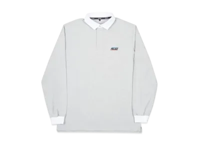 PALACE Basically a Rugby Top "Grey Marl"