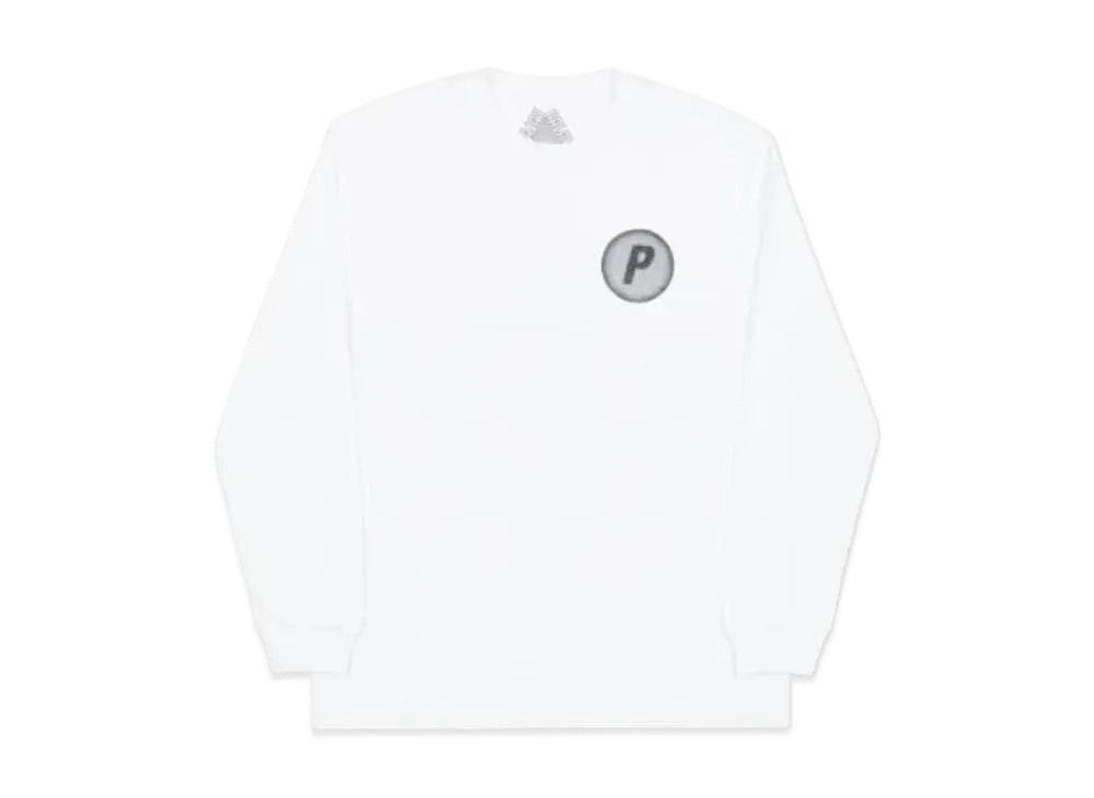 PALACE Pircular Longsleeve "White"