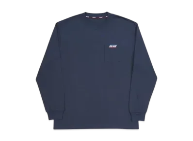 PALACE Basically a Pocket Longsleeve "Navy"