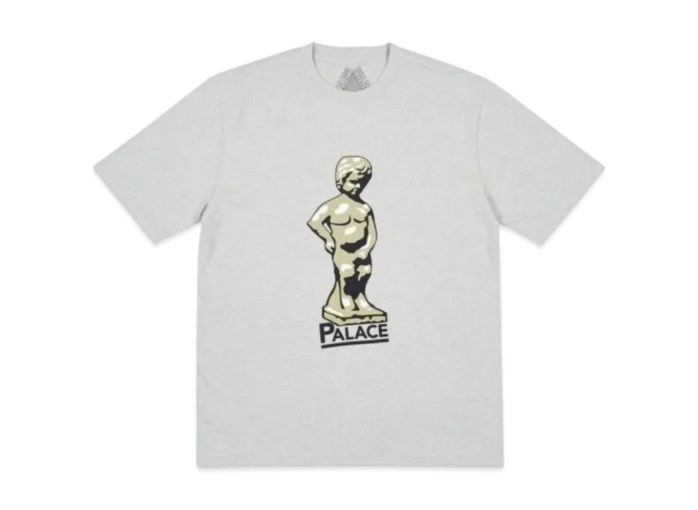 PALACE Jimmy Piddle T-Shirt "Grey Marl"