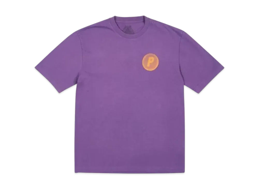 PALACE Pircular T-Shirt "Purple"