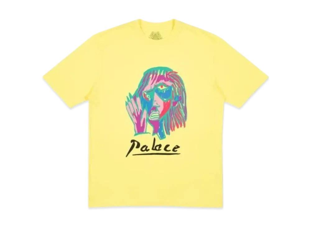 PALACE Signature T-Shirt "Light Yellow"