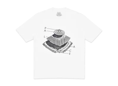 PALACE Pyramidal T-Shirt "White"