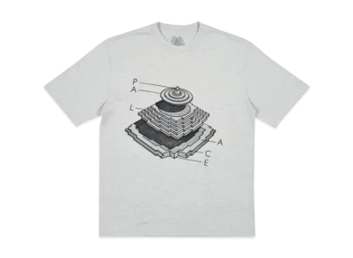 PALACE Pyramidal T-Shirt "Grey Marl"