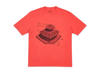PALACE Pyramidal T-Shirt "Light Red"