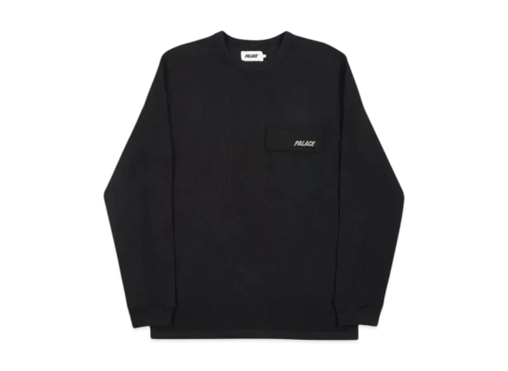 PALACE Patch Pocket Ribber "Black"