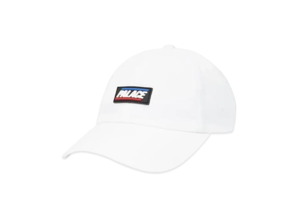 PALACE Patch Shell 6-Panel "White"